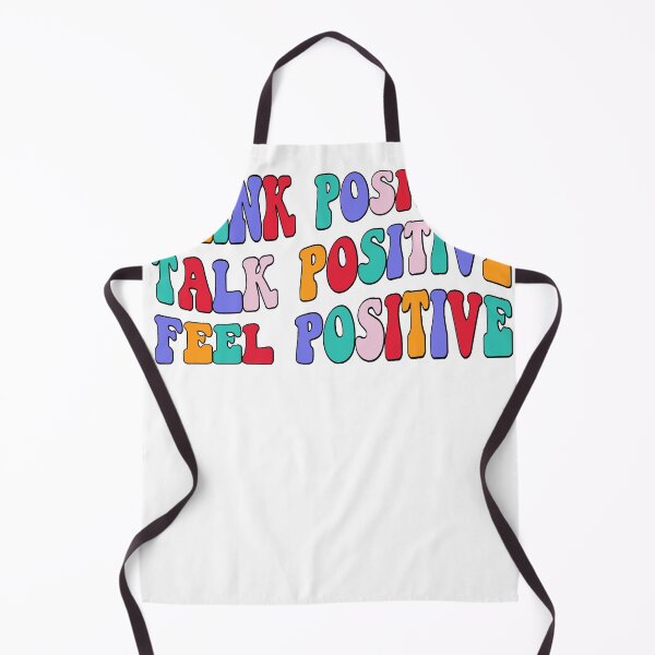 Item preview, Think Positive Talk Positive Feel Positive Retro Rainbow designed and sold by SocialLook.
