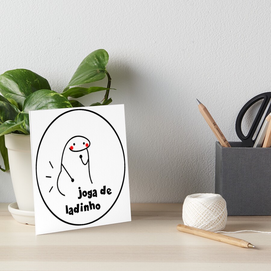 Flork Joga De Ladinho Art Board Print By Fancreart Redbubble