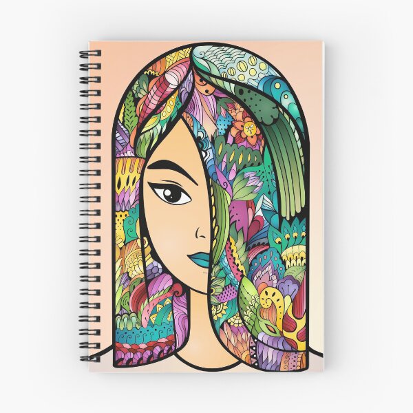 Item preview, Girl With Colorful Hair designed and sold by salomemika.
