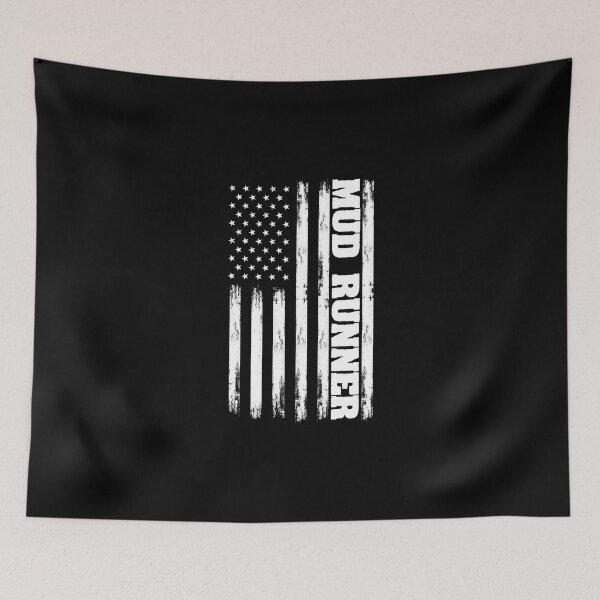 Item preview, Patriotic Mud Run Race For An Obstacle Course Racing Mudder designed and sold by Nessshirts.