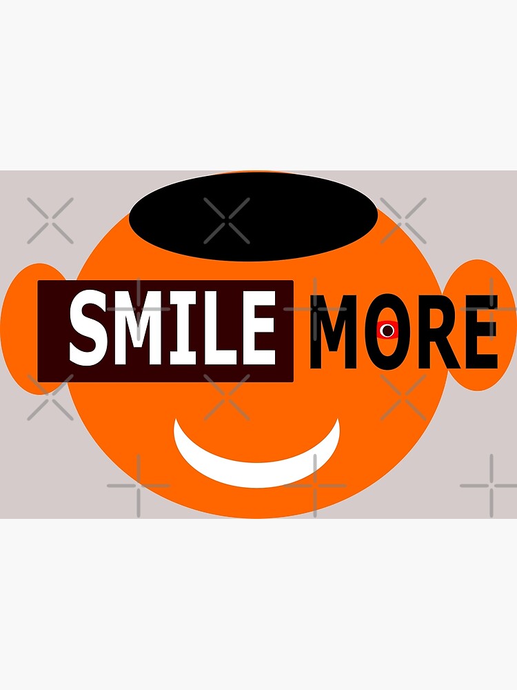 smile-more-text-design-with-smile-emoji-face-poster-for-sale-by