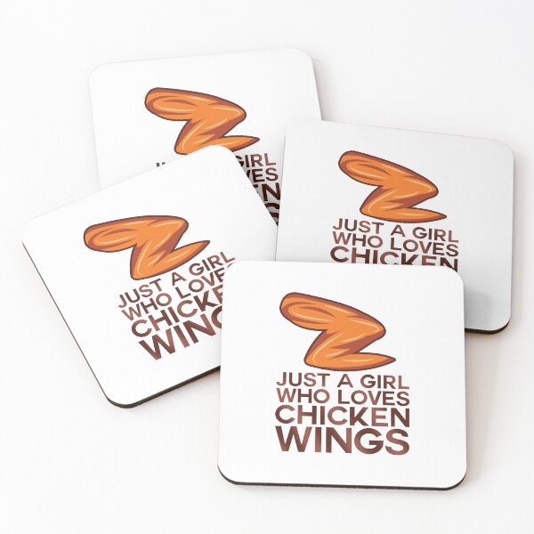 Item preview, Just A Girl Who Loves Chicken Wings designed and sold by Dufawa.