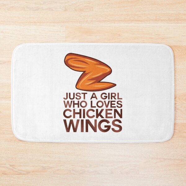 Item preview, Just A Girl Who Loves Chicken Wings designed and sold by Dufawa.
