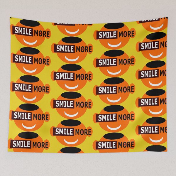 Item preview, Smile more text design with smile emoji face. designed and sold by roshan40pk.