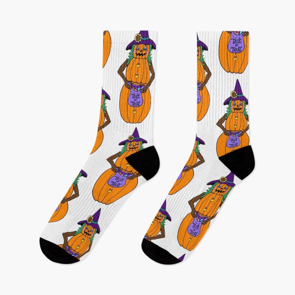 Item preview, Trick Or Treat Halloween Pumpkin Witch  designed and sold by Deborah Camp.