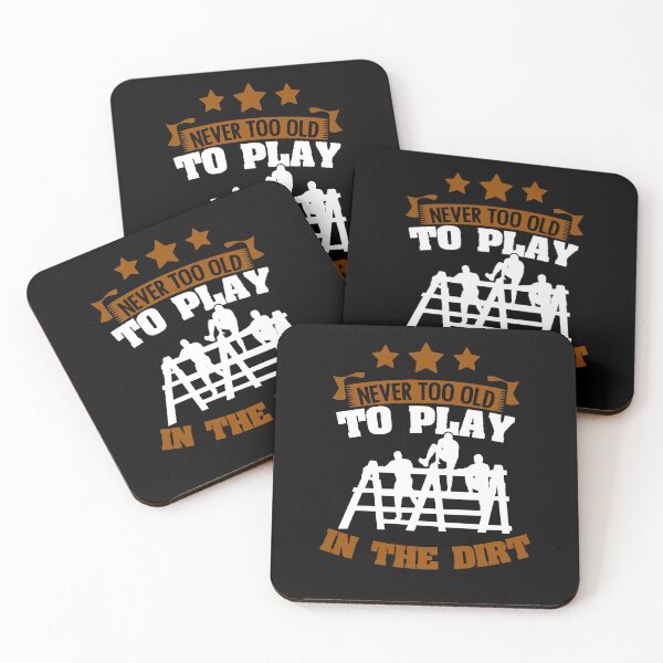 Item preview, Never Too Old To Play In The Dirt Funny Mud Run Muddy Mudder designed and sold by Nessshirts.