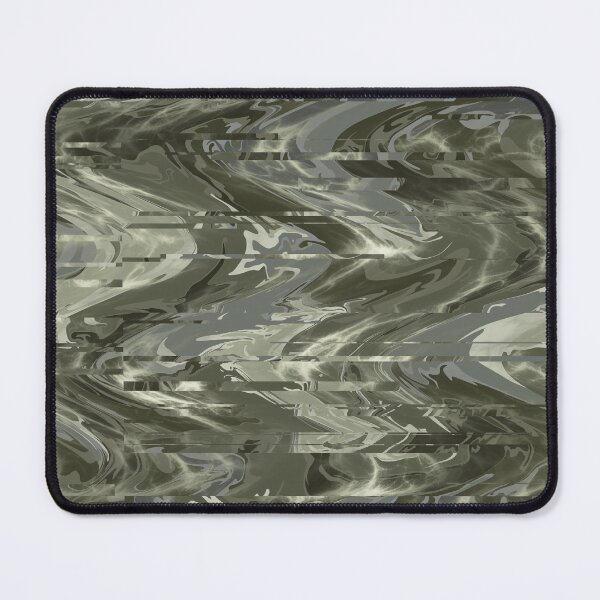 Item preview, Green glitch aesthetic marble pattern shower curtain design  designed and sold by TipTopTapo.