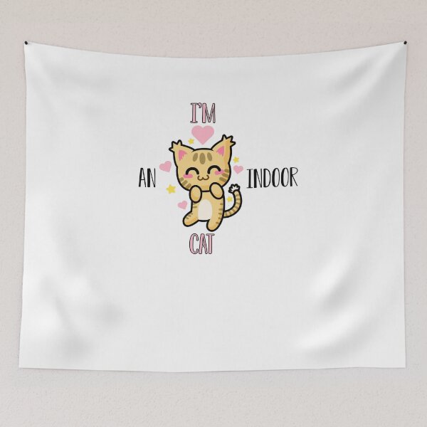 Item preview, i'm an indoor cat, Funny Quote cat lovers designed and sold by yssnyd.