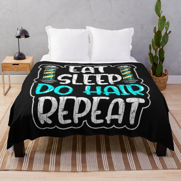 Item preview, Barber Eat Sleep Hairdresser salon Repeat designed and sold by ClamenTaon.