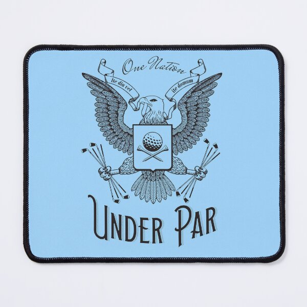 Item preview, One Nation Under Par Funny Golf Pun Eagle Design designed and sold by bigraydesigns.