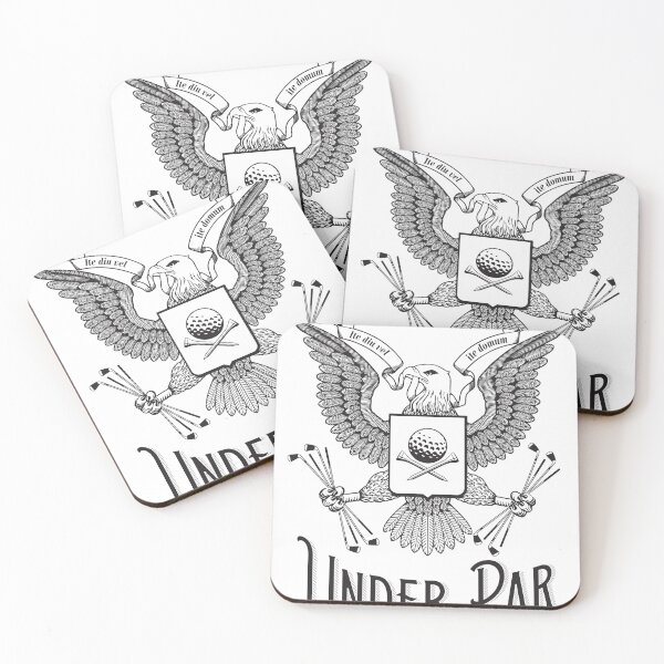 Item preview, One Nation Under Par Funny Golf Pun Eagle Design designed and sold by bigraydesigns.