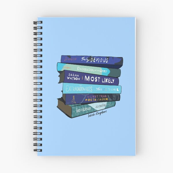 Item preview, Blue book stack designed and sold by InkishKingdoms.