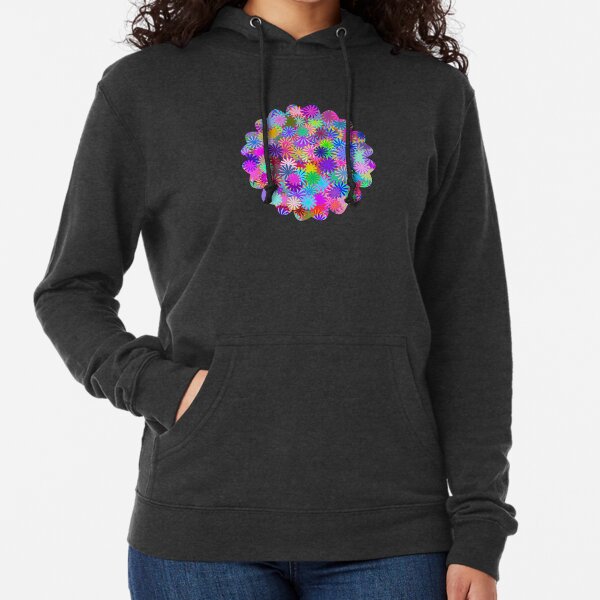 Meadow of Colorful Daisies Lightweight Hoodie