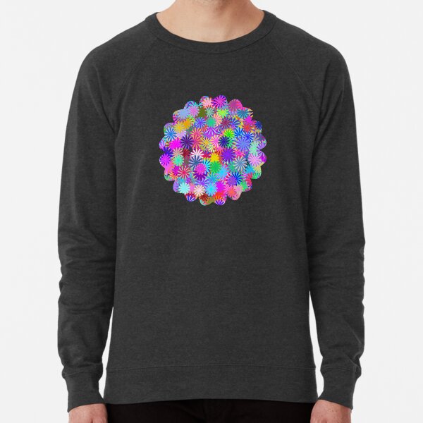 Meadow of Colorful Daisies Lightweight Sweatshirt