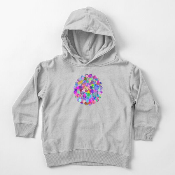 Meadow of Colorful Daisies Toddler Pullover Hoodie