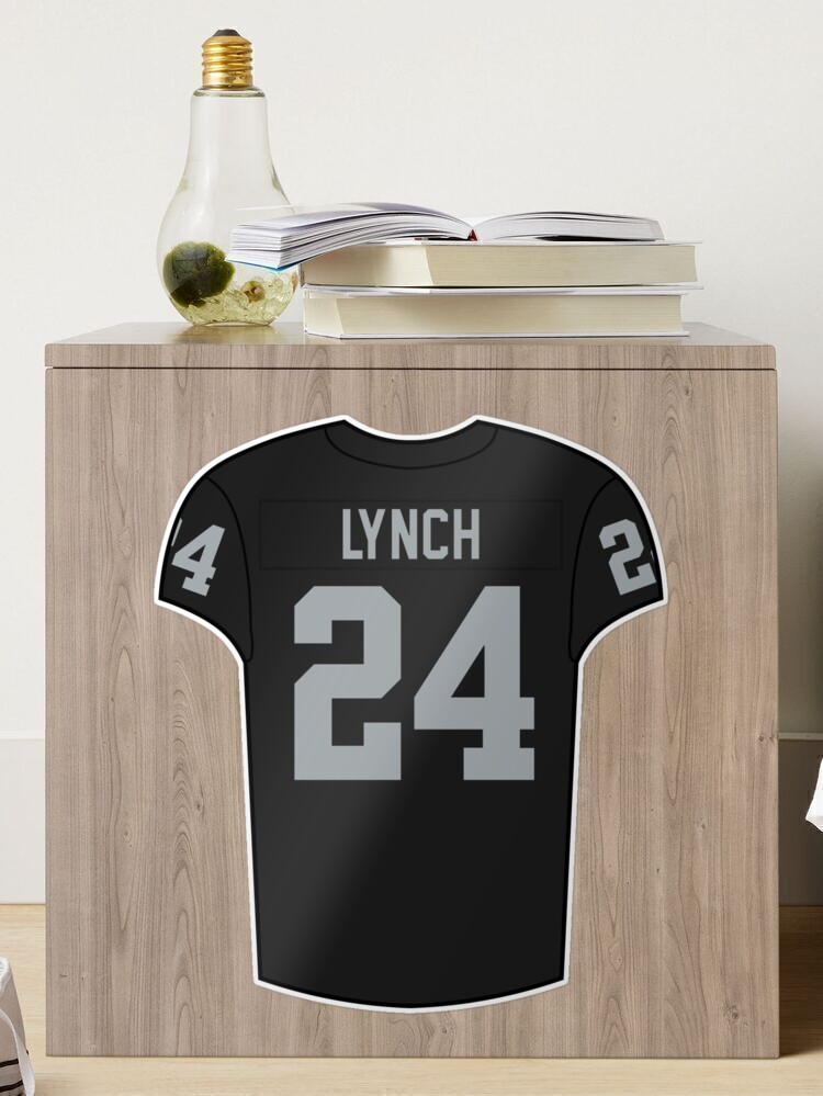 Marshawn Lynch Home Jersey Sticker for Sale by designsheaven