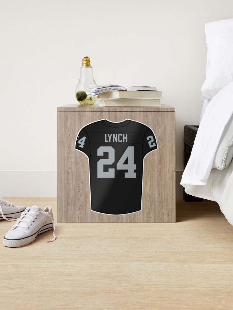 Marshawn Lynch Home Jersey Sticker for Sale by designsheaven