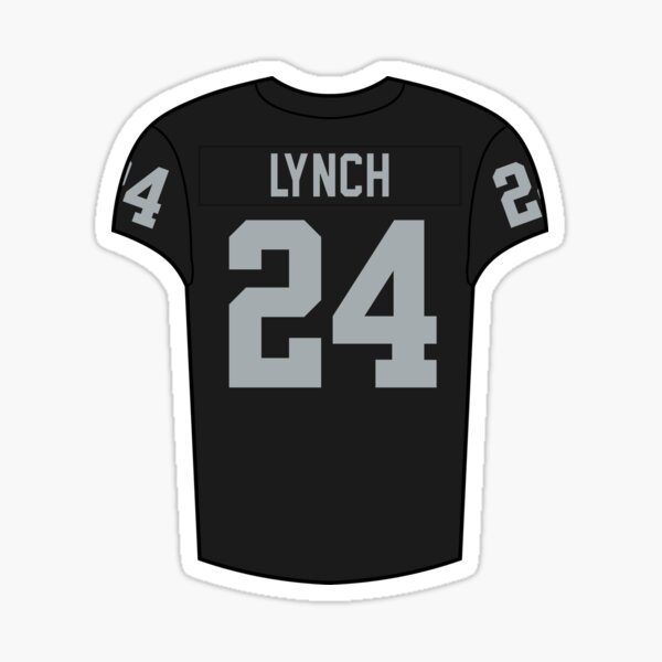 Marshawn Lynch Home Jersey Sticker for Sale by designsheaven