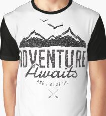 ADVENTURE AWAITS Graphic T-Shirt