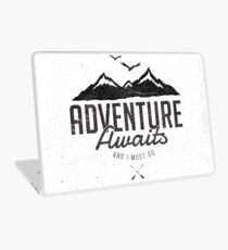 ADVENTURE AWAITS Laptop Skin