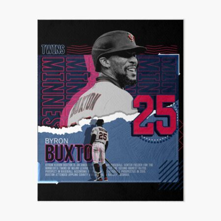 Byron Buxton 25 Art Print for Sale by devinobrien