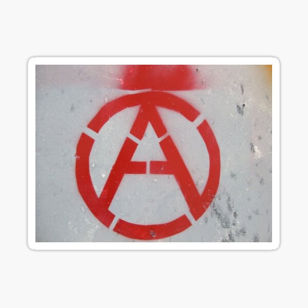 “Anarchy Stencil” Sticker by MizukageKira | Redbubble