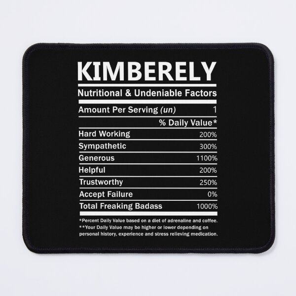 Item preview, Kimberely Name T Shirt - Kimberely Nutritional And Undeniable Factors Gift Item Tee designed and sold by aaronmaxi6.