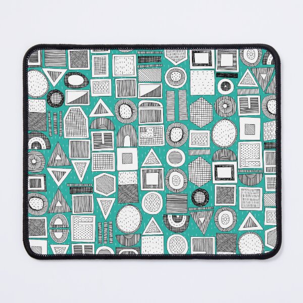 Item preview, frisson memphis bw aqua dash designed and sold by scrummy.