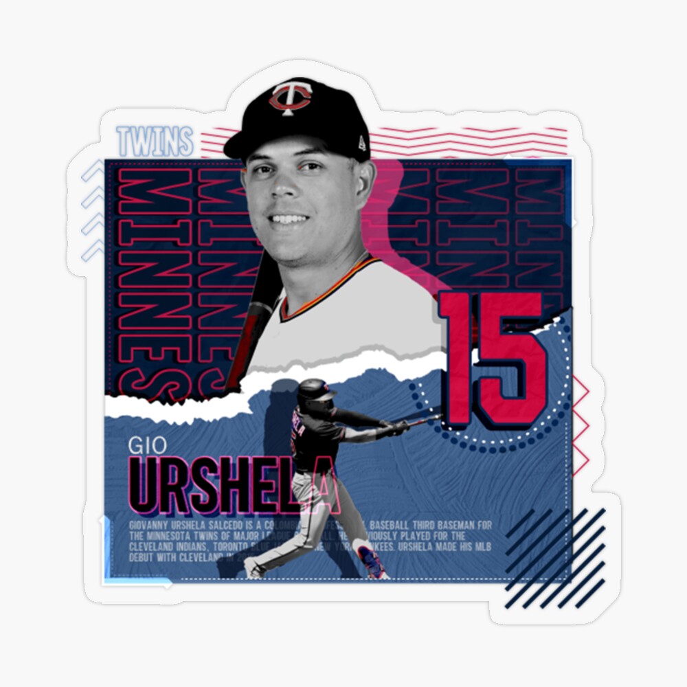 Gio Urshela Baseball Paper Poster Twins - Gio Urshela - T-Shirt