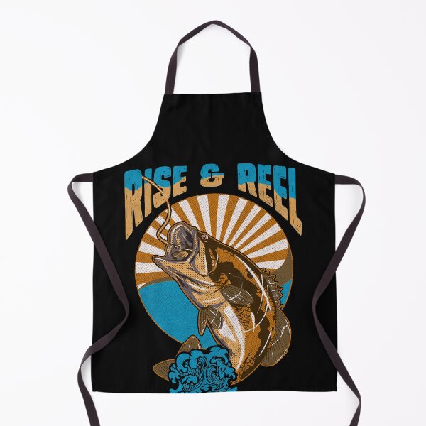 Item preview, Rise & Reel Large Mouth Bass Lake Fishing Vintage Retro designed and sold by bigraydesigns.