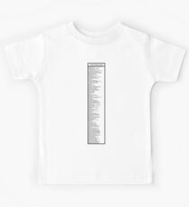 Library Sign - Dewey Decimal System by Tens - Titled White Kids Tee