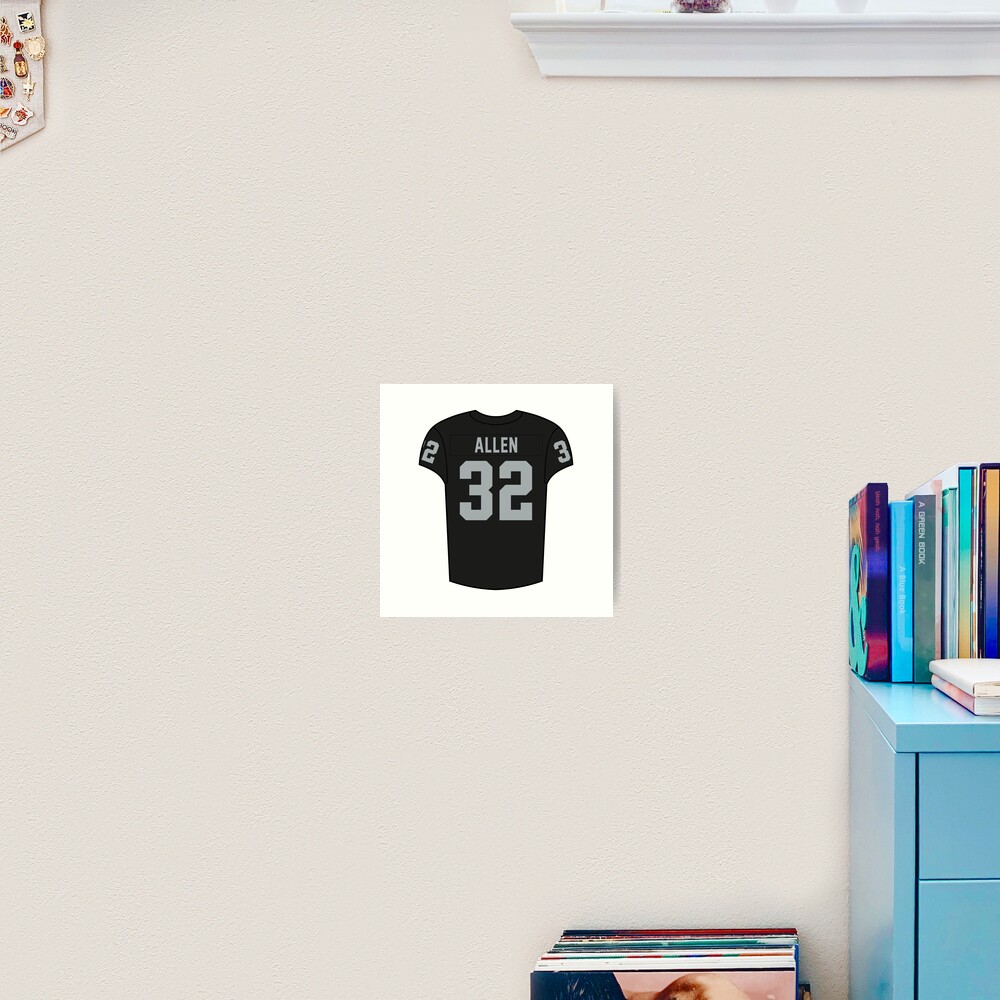 Marcus Allen Home Jersey Poster for Sale by designsheaven