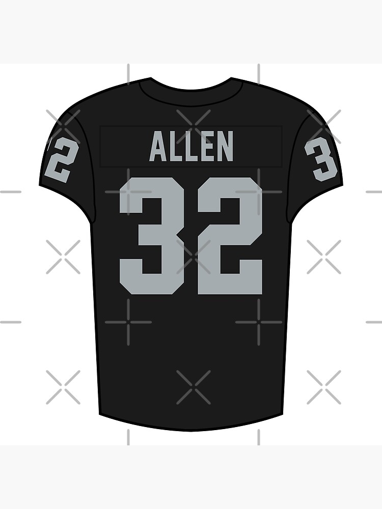 Marcus Allen Home Jersey Poster for Sale by designsheaven