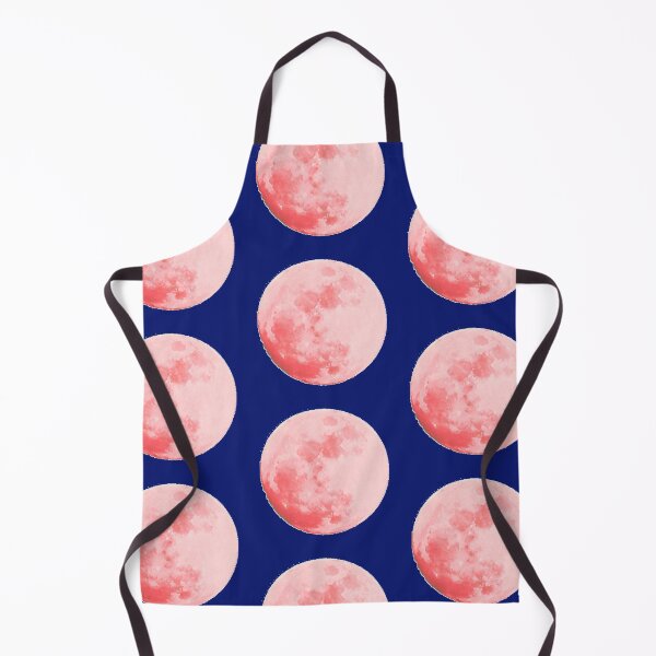 Item preview, Pink Full Moon Lunar Cyber Glitch Art, Single and Repeating Image designed and sold by Nicolette Olivier.