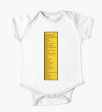 Library Sign - Universal Decimal Classification One Piece - Short Sleeve