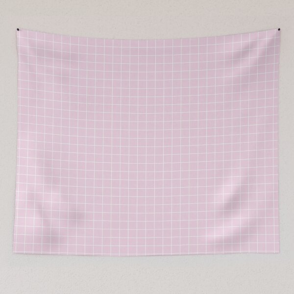 Item preview, Pastel Pink Grid Pattern designed and sold by Emmyteddy.
