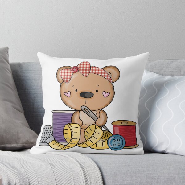 Item preview, Cute Sewing Bear 1 designed and sold by Craftpixsy.