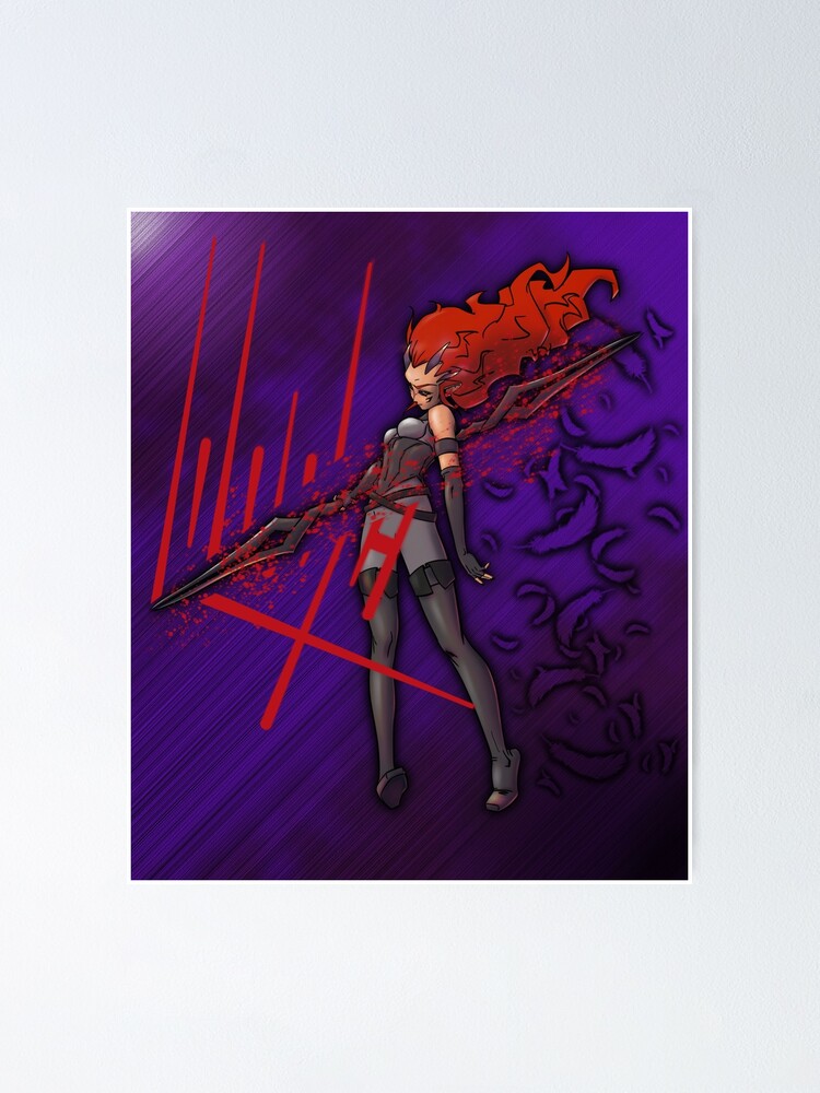 Póster «Lilith cómic manga novela gráfica anime personaje Agrath» de  osman81 | Redbubble
