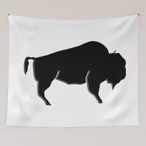 Item preview, Black Buffalo Bison Outline designed and sold by Michael Garber.