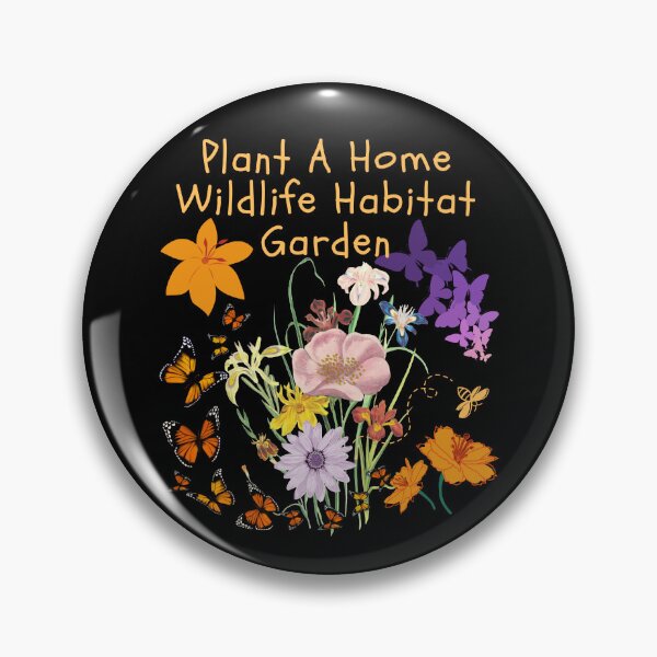 Item preview, Plant A Home Wildlife Habitat Garden Colorful Design designed and sold by EarthArtDesigns.