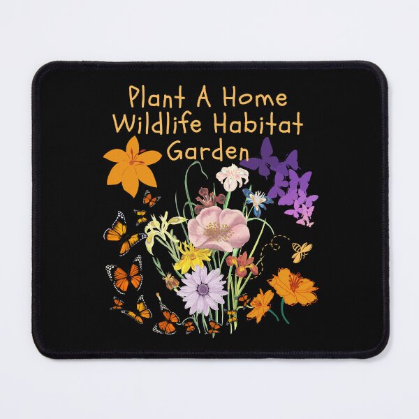 Item preview, Plant A Home Wildlife Habitat Garden Colorful Design designed and sold by EarthArtDesigns.