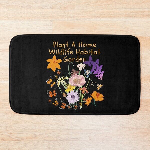 Item preview, Plant A Home Wildlife Habitat Garden Colorful Design designed and sold by EarthArtDesigns.