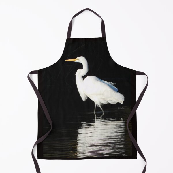 Item preview, White Egret Reflection designed and sold by ZenTimeInNature.