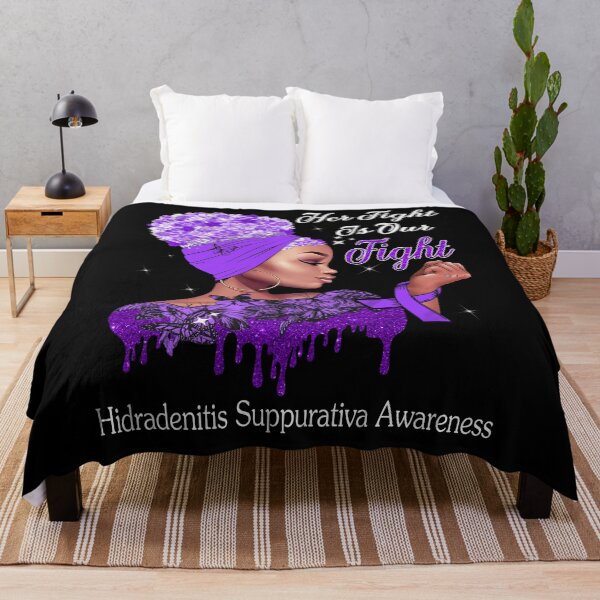 Item preview, Her Fight Is Our Fight Hidradenitis Suppurativa Awareness designed and sold by Mnrshirley.