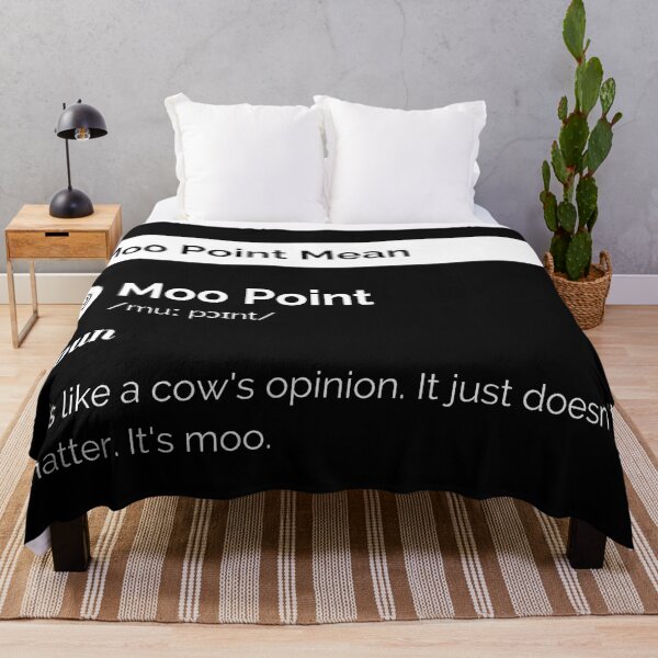 Item preview, Moo Point. Like a cow’s opinion. It doesn’t matter. It’s moo. designed and sold by antevasinart.