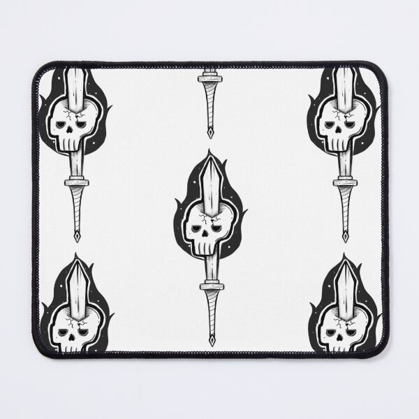Item preview, Skull on Sword designed and sold by Little Crows Trinkets.