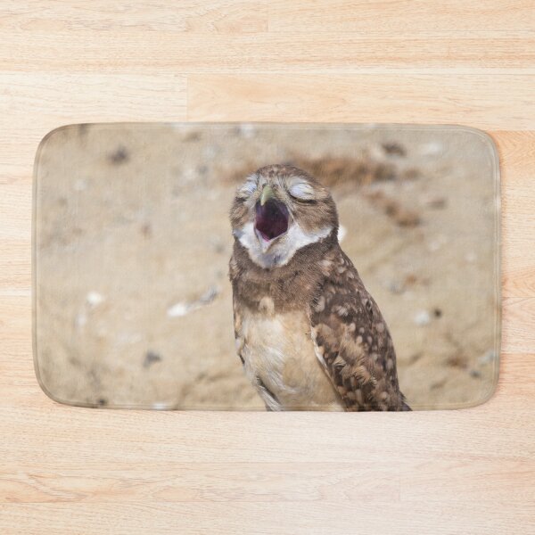 Item preview, Burrowing Owl Yawn designed and sold by CarolM.