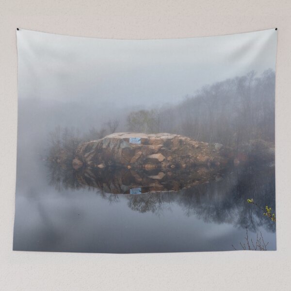 Item preview, Foggy morning at the Quarry designed and sold by Roger Porter Photography.