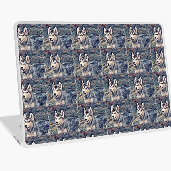 Husky Water Design Laptop Skin