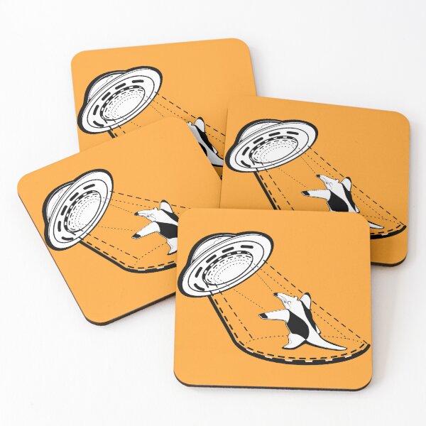 Item preview, anteater tamandua ufo alien abduction black lines designed and sold by MiraNomegusta.